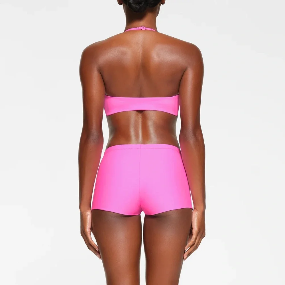Skims Swim Halter Bikini Top